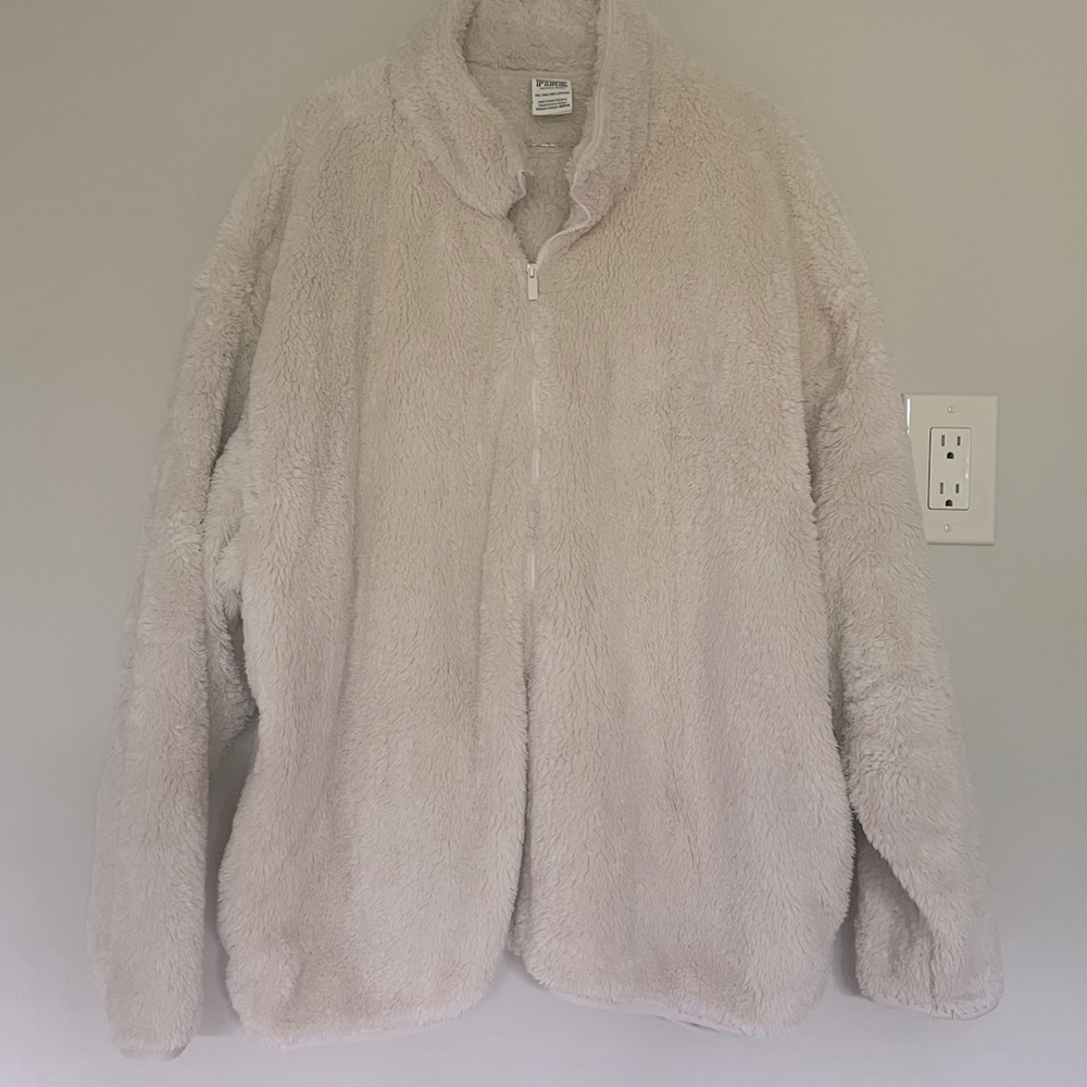 Victorias Secret Pink Sherpa Jacket Size XXL  NWT